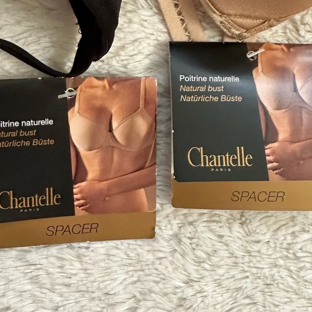 Chantelle No Wire Spacer T-Shirt Bra Bundle (2121) NWT